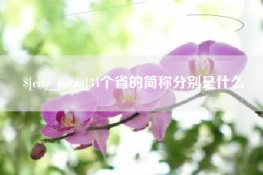 南宁34个省的简称分别是什么