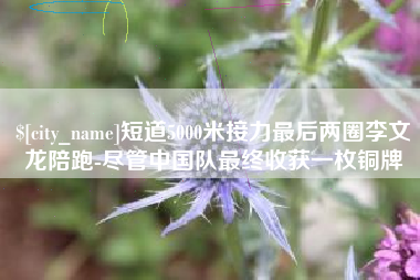 南宁短道5000米接力最后两圈李文龙陪跑-尽管中国队最终收获一枚铜牌