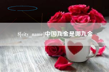 南宁中国九金是哪九金