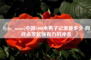 南宁中国5000米男子记录是多少-向终点发起强有力的冲击