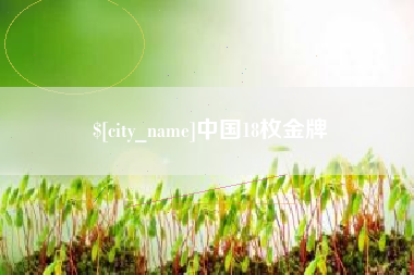 南宁中国18枚金牌