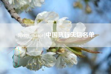 南宁中国执行失信名单