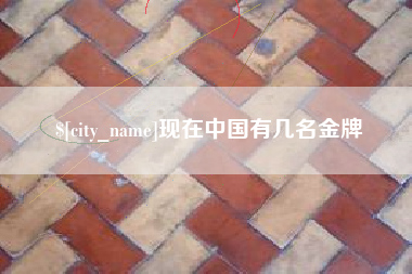 南宁现在中国有几名金牌