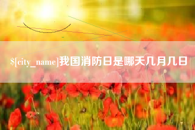 南宁我国消防日是哪天几月几日