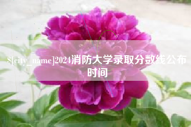 南宁2024消防大学录取分数线公布时间