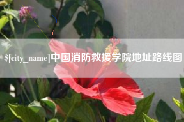 南宁中国消防救援学院地址路线图