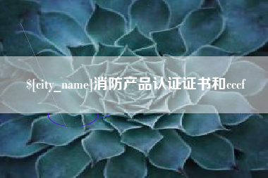 南宁消防产品认证证书和cccf