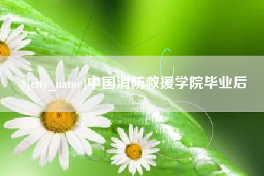 南宁中国消防救援学院毕业后