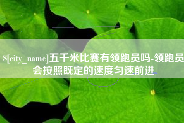 南宁五千米比赛有领跑员吗-领跑员会按照既定的速度匀速前进