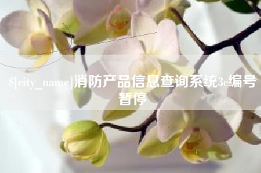 南宁消防产品信息查询系统3c编号暂停