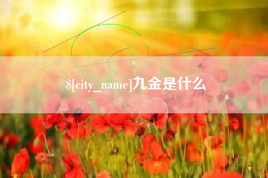 南宁九金是什么