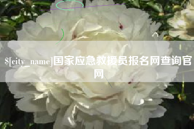 南宁国家应急救援员报名网查询官网