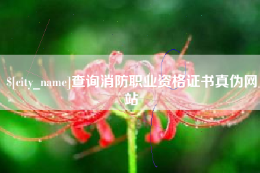 南宁查询消防职业资格证书真伪网站