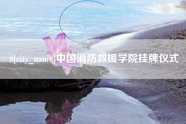 南宁中国消防救援学院挂牌仪式