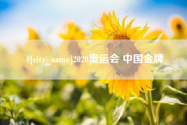 南宁2020奥运会 中国金牌